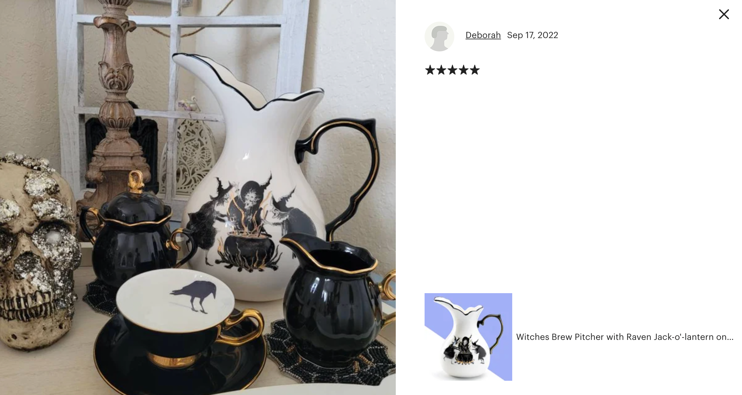 Halloween Witches Brew Pitcher