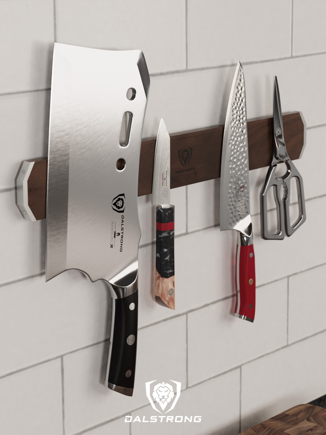 Magnetic Bar Walnut | Wall Knife Holder | Dalstrong ©