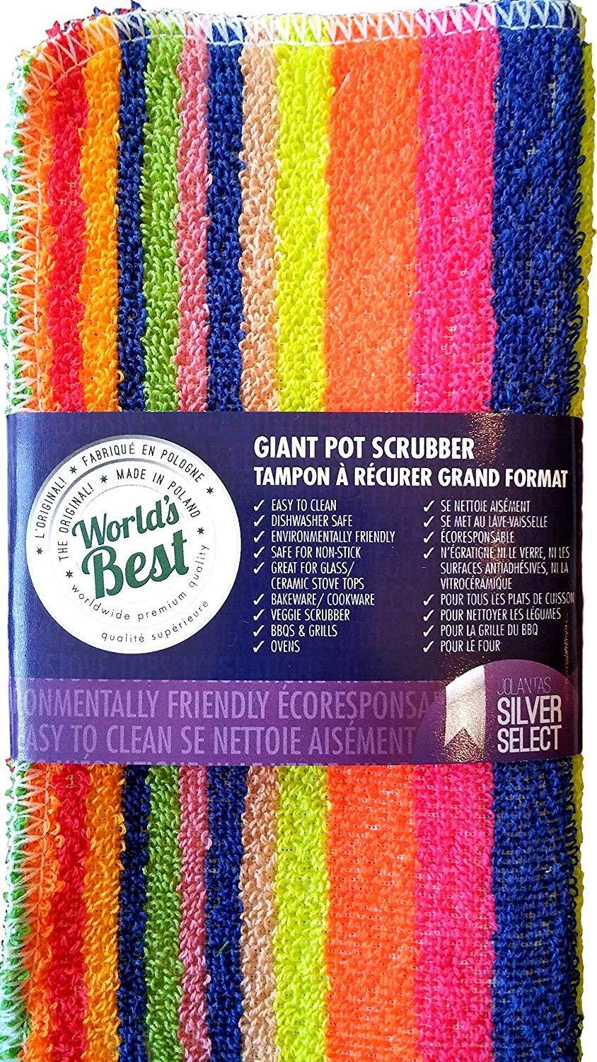 World's Best Giant Pot Scrubber - Set of 2