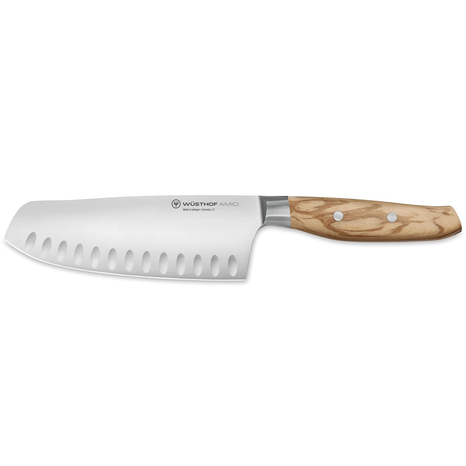 Wusthof Amici 7" (17cm) Santoku Knife - Hollow Edge