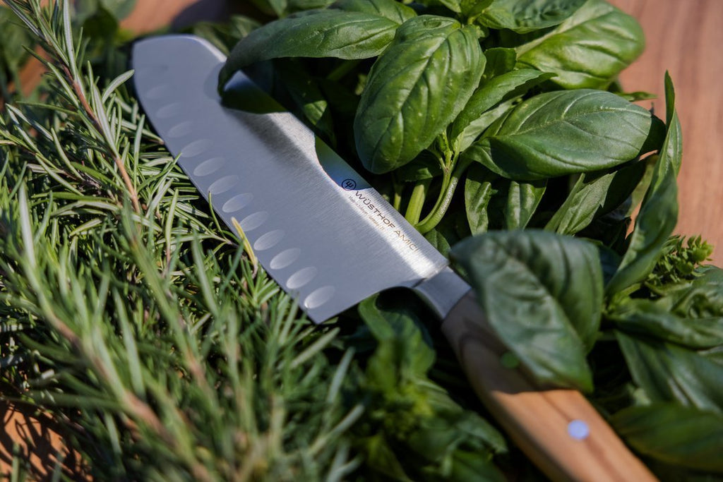 Wusthof Amici 7" (17cm) Santoku Knife - Hollow Edge