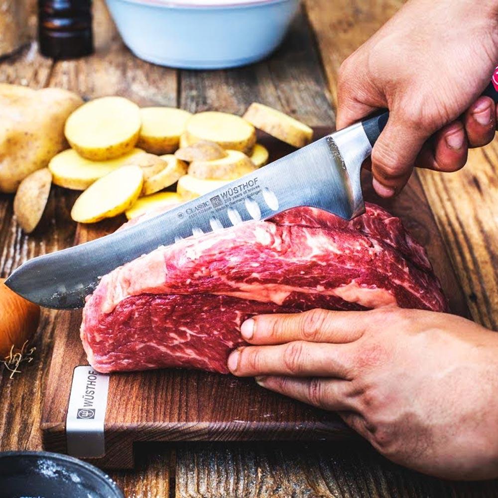 Wusthof Classic 8" (20cm) Butcher's Knife - Hollow Edge