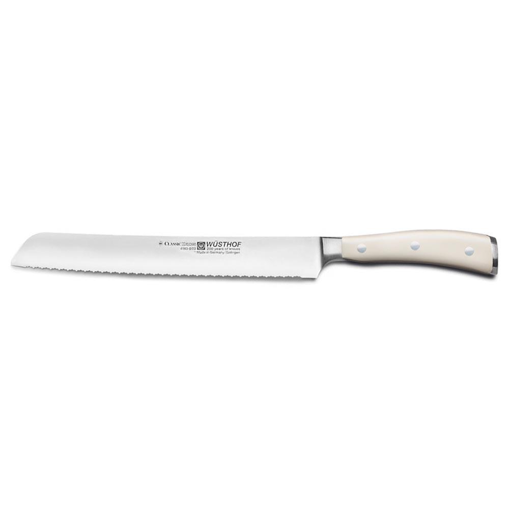 Wusthof Classic Ikon Creme 9" (23cm) Double Serrated Bread Knife