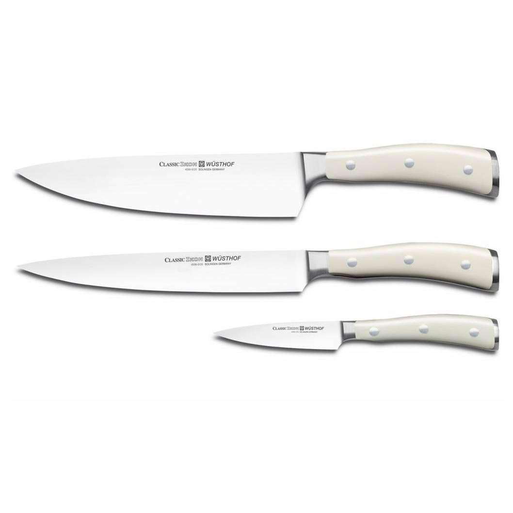 Wusthof Classic Ikon Creme Knife Set - 3 Piece