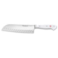 Wusthof Classic White 7" (18cm) Santoku Knife - Hollow Edge