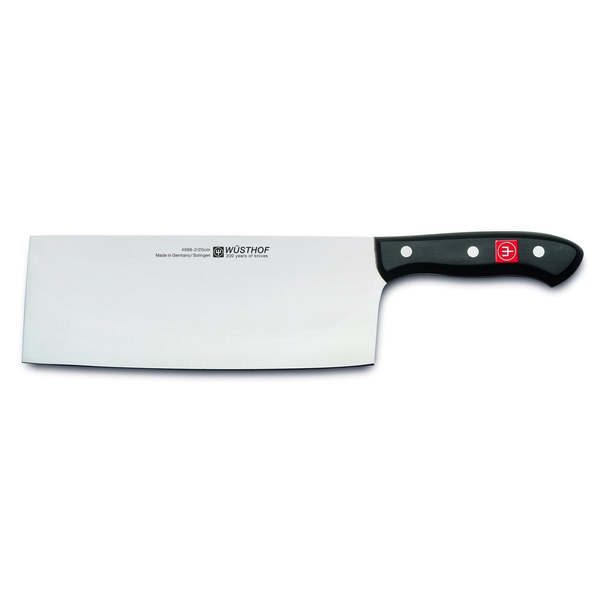 Wusthof Gourmet Black 8" (20cm) Chinese Cook's Knife - 4688
