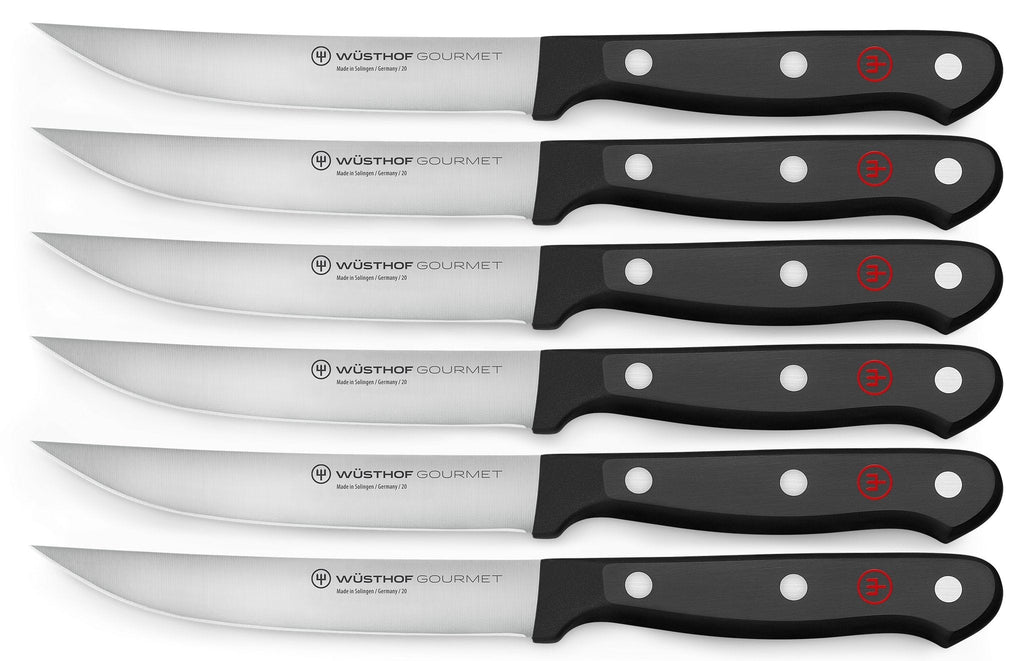 Wusthof Gourmet Black Steak Knife Set