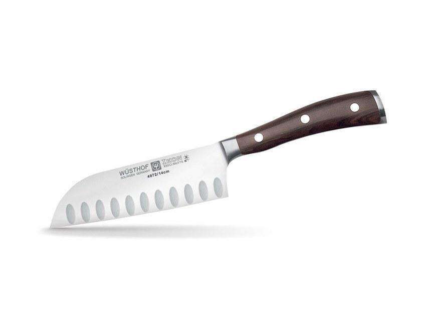 Wusthof Ikon 5" (14cm) Santoku - Hollow Edge