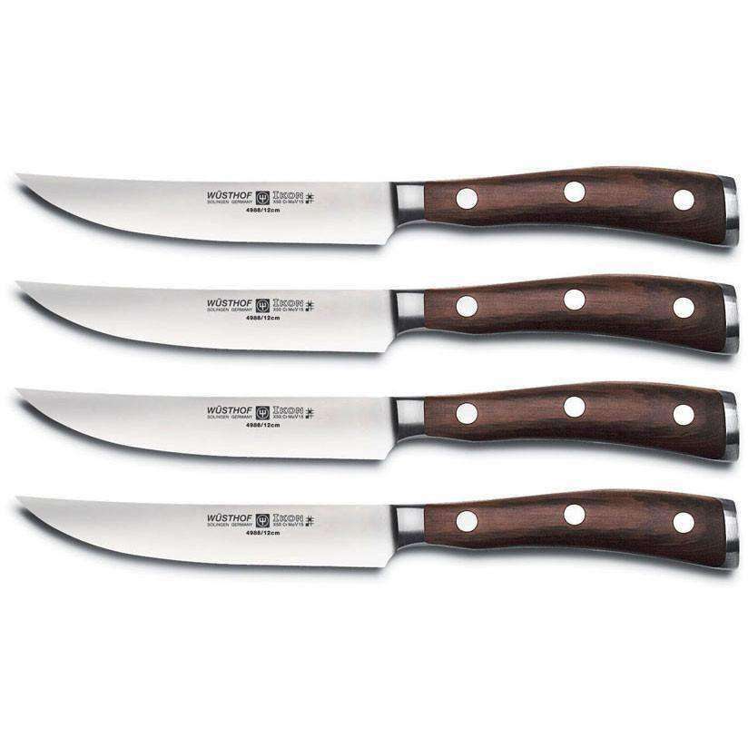 Wusthof Ikon Steak Knife Set - 4 Piece