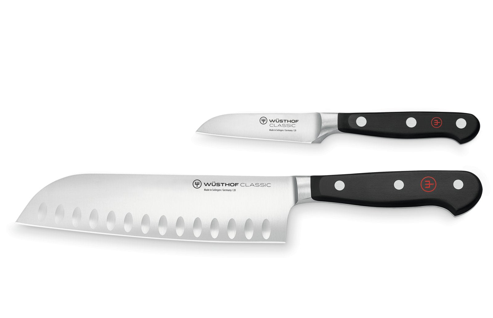 Wusthof Classic Ikon Black - 2 Piece Asian Knife Set