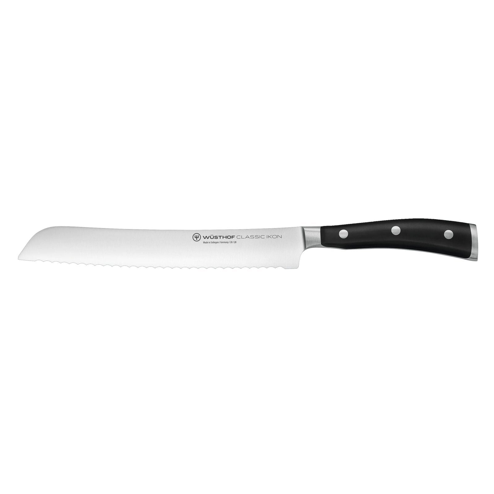 Wusthof Classic Ikon Black 8" (20cm) Bread Knife