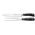 Wusthof Classic Ikon Black Carving Set - 2 Piece