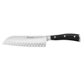 Wusthof Classic Ikon Black 7" (17cm) Santoku Knife - Hollow Edge