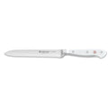 Wusthof Gourmet White 5" Serrated Utility Knife